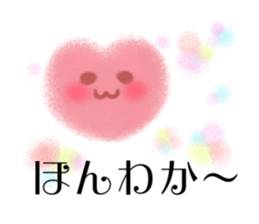 Soft heart sticker #11340760