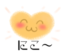 Soft heart sticker #11340790