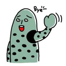 spotted garden eels(Revised) sticker #11340842