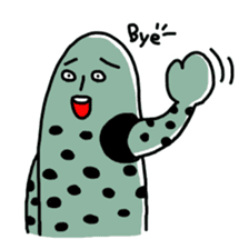 spotted garden eels(Revised) sticker #11340842