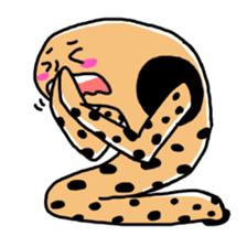 spotted garden eels(Revised) sticker #11340847