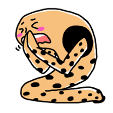 spotted garden eels(Revised) sticker #11340847