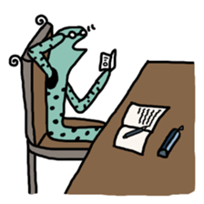 spotted garden eels(Revised) sticker #11340848