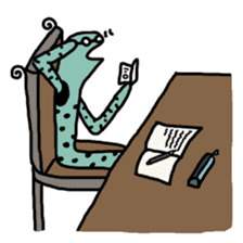 spotted garden eels(Revised) sticker #11340848