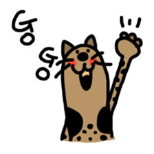 spotted garden eels(Revised) sticker #11340850