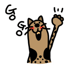 spotted garden eels(Revised) sticker #11340850