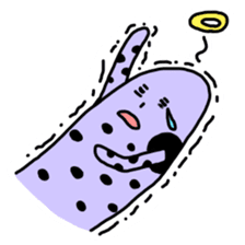 spotted garden eels(Revised) sticker #11340851