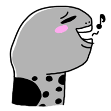 spotted garden eels(Revised) sticker #11340852