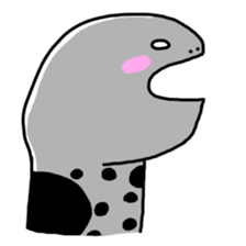 spotted garden eels(Revised) sticker #11340853