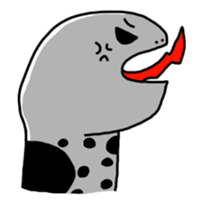 spotted garden eels(Revised) sticker #11340854
