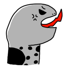 spotted garden eels(Revised) sticker #11340854