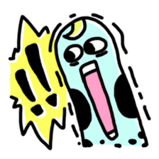 spotted garden eels(Revised) sticker #11340863