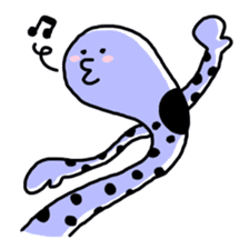 spotted garden eels(Revised) sticker #11340864