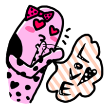 spotted garden eels(Revised) sticker #11340865