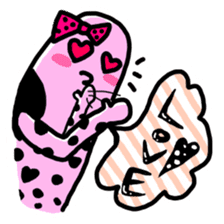 spotted garden eels(Revised) sticker #11340865