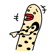 spotted garden eels(Revised) sticker #11340867