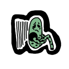 spotted garden eels(Revised) sticker #11340868