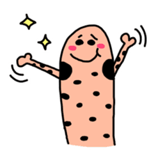 spotted garden eels(Revised) sticker #11340871