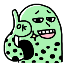 spotted garden eels(Revised) sticker #11340872