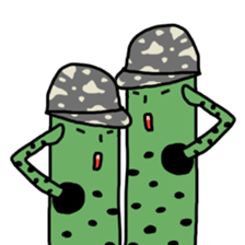 spotted garden eels(Revised) sticker #11340873