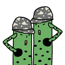 spotted garden eels(Revised) sticker #11340873