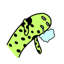 spotted garden eels(Revised) sticker #11340877