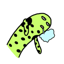 spotted garden eels(Revised) sticker #11340877