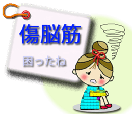 Cute cherry girl (Taiwan) sticker #11340984