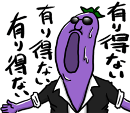 Dandy eggplant 2 sticker #11341091