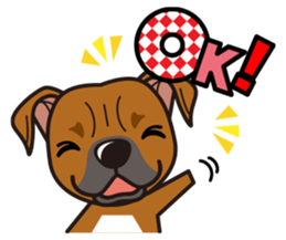 iinu - Staffordshire Bull Terrier sticker #11341241