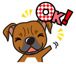 iinu - Staffordshire Bull Terrier sticker #11341241