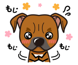 iinu - Staffordshire Bull Terrier sticker #11341243