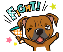 iinu - Staffordshire Bull Terrier sticker #11341247