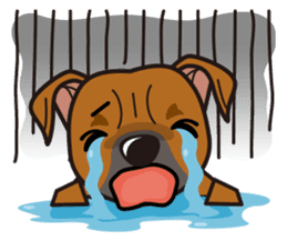 iinu - Staffordshire Bull Terrier sticker #11341248