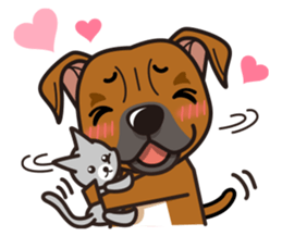 iinu - Staffordshire Bull Terrier sticker #11341249