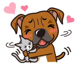 iinu - Staffordshire Bull Terrier sticker #11341249