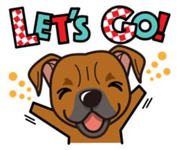 iinu - Staffordshire Bull Terrier sticker #11341250