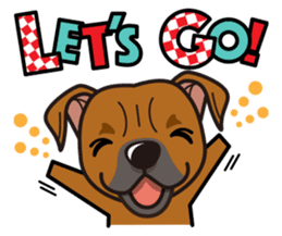 iinu - Staffordshire Bull Terrier sticker #11341250