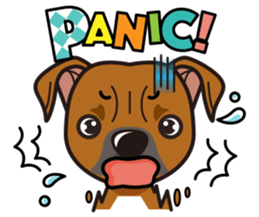 iinu - Staffordshire Bull Terrier sticker #11341255