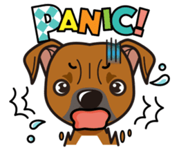 iinu - Staffordshire Bull Terrier sticker #11341255