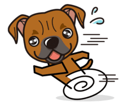 iinu - Staffordshire Bull Terrier sticker #11341264