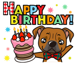 iinu - Staffordshire Bull Terrier sticker #11341269