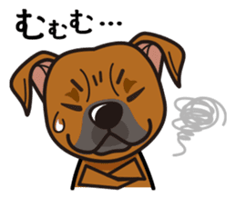 iinu - Staffordshire Bull Terrier sticker #11341271