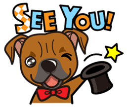 iinu - Staffordshire Bull Terrier sticker #11341272