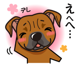 iinu - Staffordshire Bull Terrier sticker #11341276