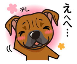 iinu - Staffordshire Bull Terrier sticker #11341276