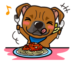 iinu - Staffordshire Bull Terrier sticker #11341279
