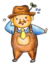 Forest of acorns of Mr. Potato No.2 sticker #11341443