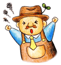 Forest of acorns of Mr. Potato No.2 sticker #11341446