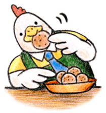 Forest of acorns of Mr. Potato No.2 sticker #11341449